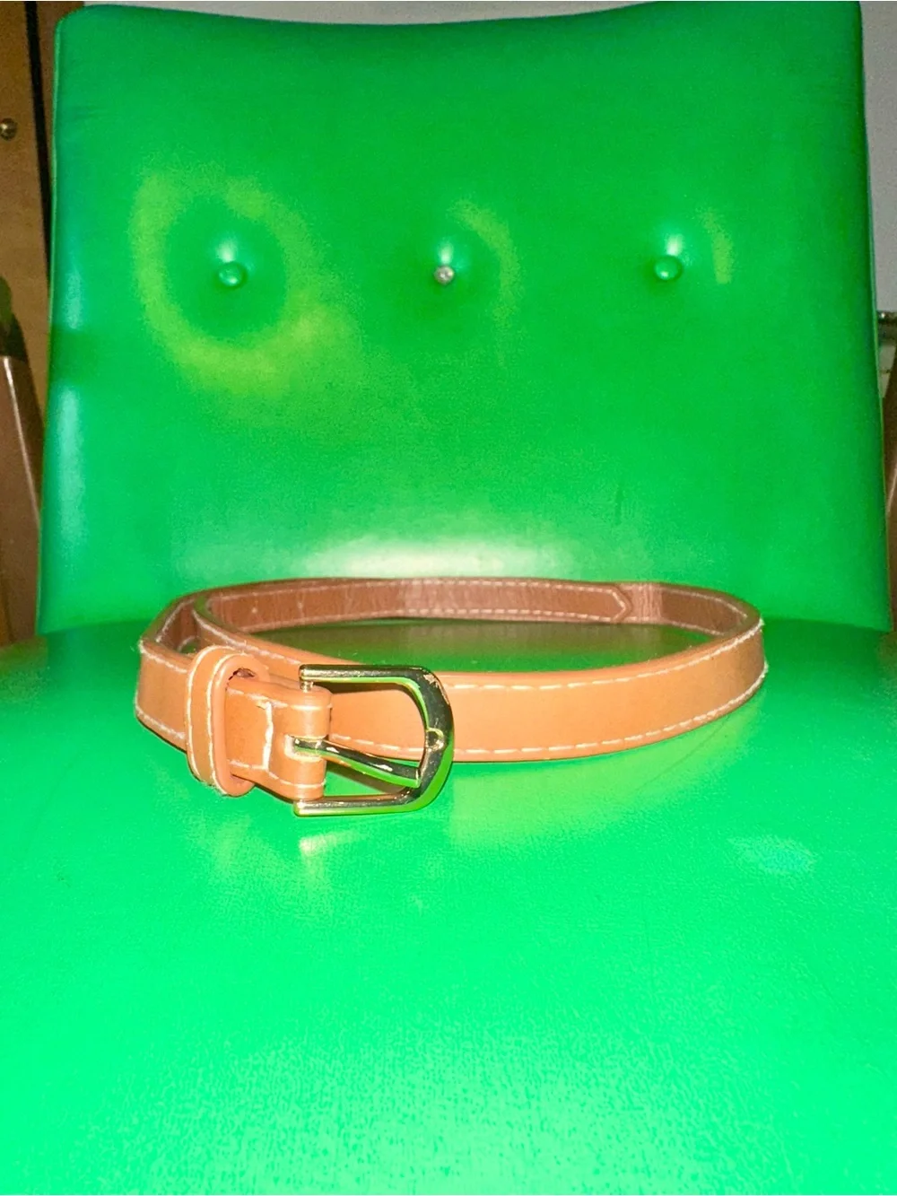 Classic Brown Women's Leather Belt - Versatile Everyday Style